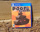 Uma imagem de um dos discos de jogos de PS4 mais raros do mundo, Poop Slinger