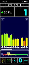 Recepção de GPS em ambientes externos