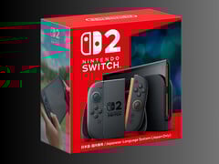 A caixa de varejo da versão em japonês do Switch 2 é mostrada (Fonte da imagem: Amazon Japan)