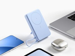 O Magnetic Power Bank 10000 da Xiaomi (foto) com suporte embutido será lançado em países do mundo todo. (Fonte da imagem: Xiaomi)
