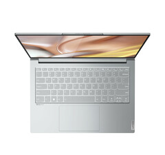 Lenovo Yoga Slim 7 Pro em cinza-nuvem com visor de vidro. (Fonte da imagem: Lenovo)