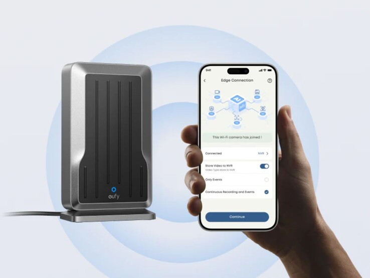 O módulo Wi-Fi eufy para o sistema eufy NVR PoE