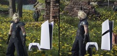 O PlayStation 5 Pro da Sony demonstrou algumas melhorias significativas em relação ao PlayStation 5 básico em FF7 Rebirth. (Fonte da imagem: Sony, DF com edições)