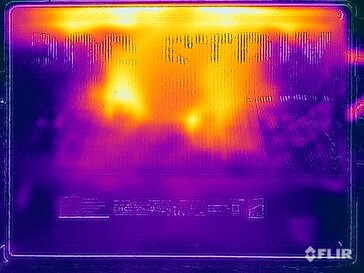 Teste de estresse de temperatura da superfície (parte inferior)