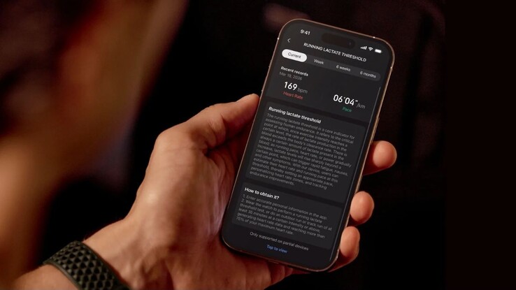 O recurso de medição do Limiar de Lactato do Amazfit