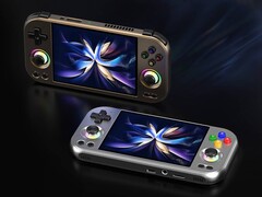 O Anbernic RG477M está disponível em Bronze e Prata. (Fonte da imagem: Anbernic)