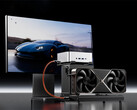O EG01 com uma PSU SFX, GPU Nvidia GeForce RTX e mini-PC empilhados sobre ele. (Fonte da imagem: Aoostar)