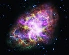 Uma imagem mostrando a Nebulosa do Caranguejo.