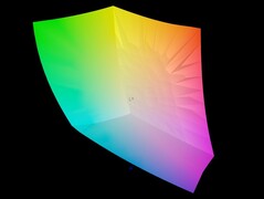 Espaço de cor: sRGB - 99,94% de cobertura
