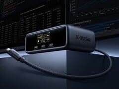 A Baseus Spacemate RD1 Mini Dock tem um design compacto, do tamanho de um telemóvel.