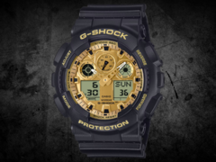 Os relógios GA-010GGB-1A9 e GA-100GGB-1A9 (foto) da Casio estão chegando à Europa. (Fonte da imagem: Casio)