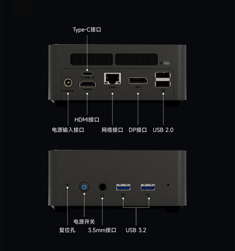 Portas de conectividade (Fonte da imagem: JD.com)