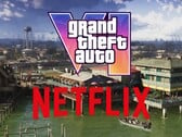 Banner do vídeo “GTA 6 Netflix Extended Look” exibido com a Grassrivers