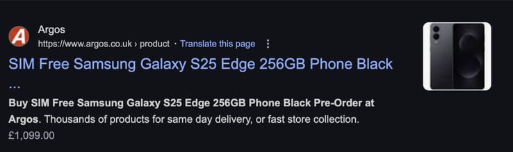 (Fonte da imagem: Argos UK)