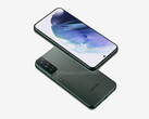 Samsung Galaxy S22 Plus renderiza. (Fonte: OnLeaks x 91Mobiles)