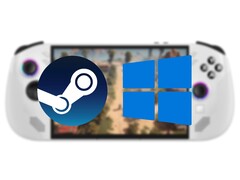 O Lenovo Legion Go S pode executar tanto o SteamOS quanto o Windows. (Fonte da imagem: Lenovo, Steam, Windows, editado)