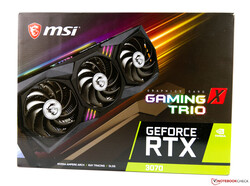 A MSI GeForce RTX 3070 Gaming X Trio - Fornecida pela MSI Alemanha