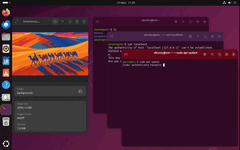 Ubuntu 25.10 &quot;Questing Quokka&quot; captura de tela da área de trabalho mostrando as mudanças no GNOME 49 (Fonte da imagem: Canonical)