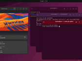 Ubuntu 25.10 "Questing Quokka" captura de tela da área de trabalho mostrando as mudanças no GNOME 49 (Fonte da imagem: Canonical)