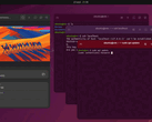 Ubuntu 25.10 "Questing Quokka" captura de tela da área de trabalho mostrando as mudanças no GNOME 49 (Fonte da imagem: Canonical)