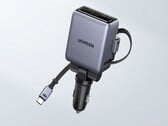 O carregador veicular da Ugreen transforma uma porta de 12 V em um hub de carregamento múltiplo.