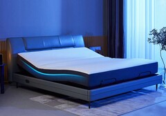 O Xiaomi 8H Feel Leather Smart Electric Bed X Pro pode medir sua qualidade de sono. (Fonte da imagem: Xiaomi)