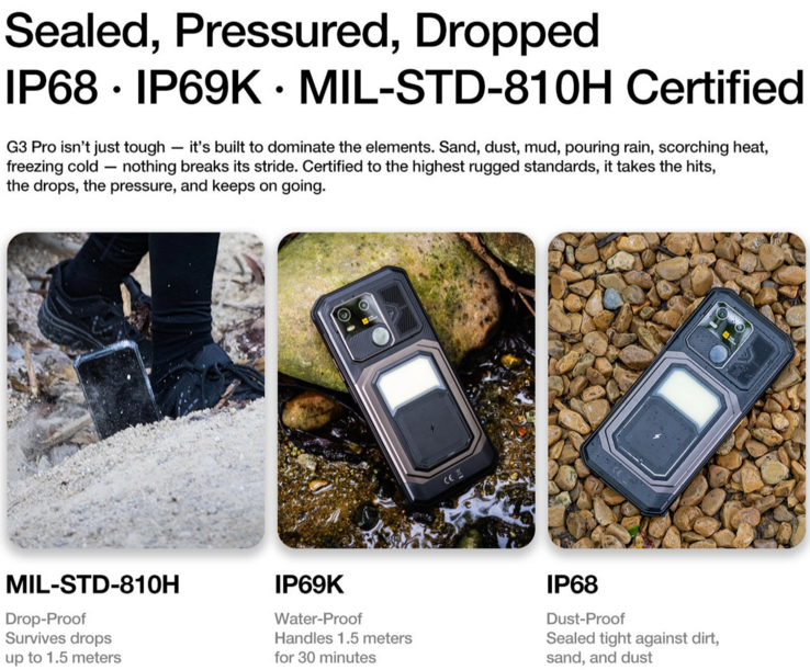 Um smartphone robusto com três tipos de certificações. (Fonte da imagem: AGM)