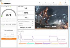 Fire Strike (na energia da bateria)