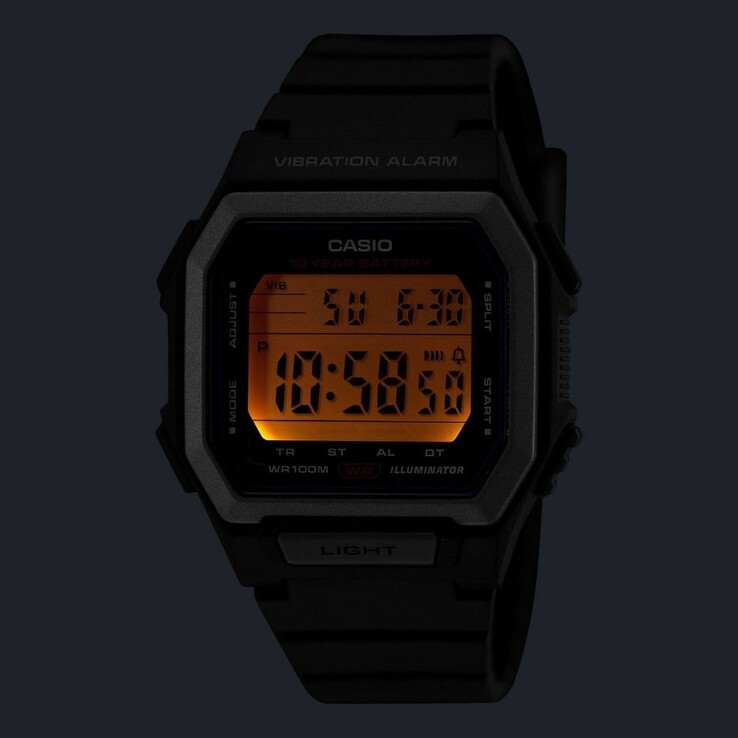 O relógio Casio W-738H-1AV