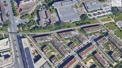 Teste de condução com GNSS: na cidade