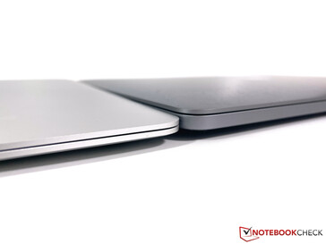 MacBook Pro 13 (direita) vs. MacBook Air (esquerda)