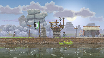 Na foto: Uma captura de tela do jogo Kingdom: New Lands.
