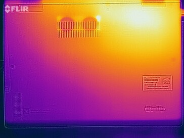 Teste de estresse das temperaturas de superfície (fundo)