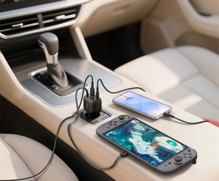 O carregador veicular Belkin BoostCharge possui um cabo USB-C integrado. (Fonte da imagem: Belkin)
