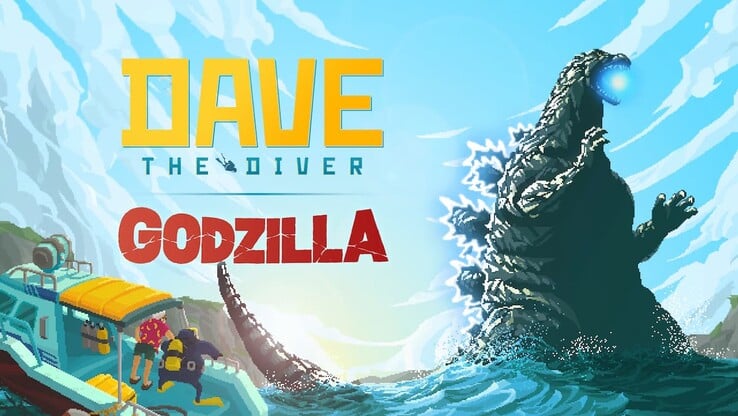 Dave the Diver Godzilla DLC é gratuito para download. (Fonte da imagem: Mintrocket Studios)