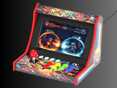 A frente do gabinete de fliperama iMP Mini Arcade Pro Switch é mostrada (Fonte da imagem: iMP Gaming PR)
