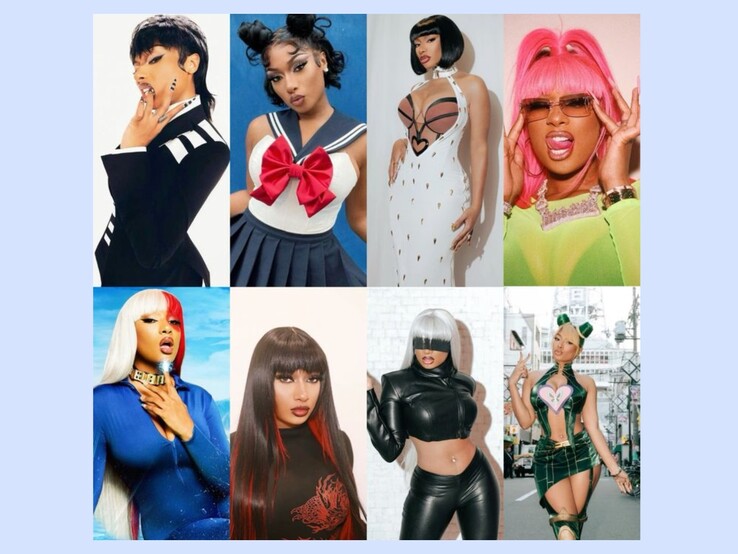 Apenas algumas das roupas de cosplay de Megan Thee Stallion.