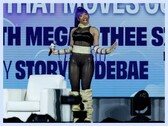 Megan Thee Stallion no bate-papo da DreamCon "Power &amp; Creativity".