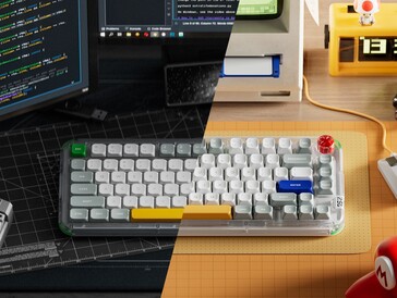 Teclado mecânico sem fio de perfil híbrido Nuphy kick75. (Fonte da imagem: NuPhy - editado)