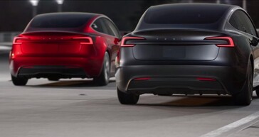 A traseira do Tesla Model 3 parece mais limpa e moderna na atualização Highland. (Fonte da imagem: Tesla)