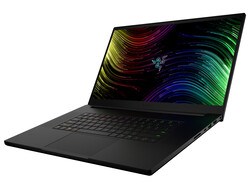 A Razer Blade 17 (início de 2022), unidade de teste fornecida pela Razer Alemanha.