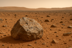 O rover Perseverance, da NASA, encontrou possíveis evidências de vida em Marte. (Fonte da imagem: OpenAI)