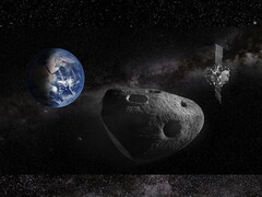 Uma representação artística da missão Ramses (Fonte da imagem: ESA-Science Office; editado)