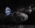 Uma representação artística da missão Ramses (Fonte da imagem: ESA-Science Office; editado)