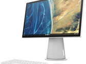 O Chromebase de 21,5 polegadas All-in-One Desktop pode girar 90°. (Fonte de imagem: HP)