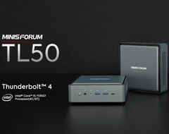 MINISFORUM TL50 mini PC com Intel Core i5-1135G7 e Thunderbolt 4 (Fonte: MINISFORUM)