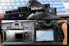 Imagens da futura Nikon Zf confirmam um design de inspiração retrô com uma ajuda razoável de controles analógicos. (Fonte da imagem: Nikon Rumors)