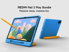 O pacote do Redmi Pad 2 Play ainda não tem preço e data de lançamento. (Fonte da imagem: Xiaomi)