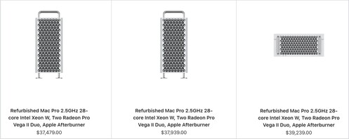 Modelos remodelados do Mac Pro com 1,5 TB de RAM. (Fonte da imagem: Apple)