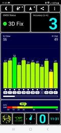 Testes de GPS: ao ar livre